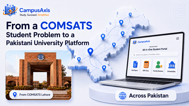 Building CampusAxis: From a COMSATS Student Problem to a Pakistani University Platform
