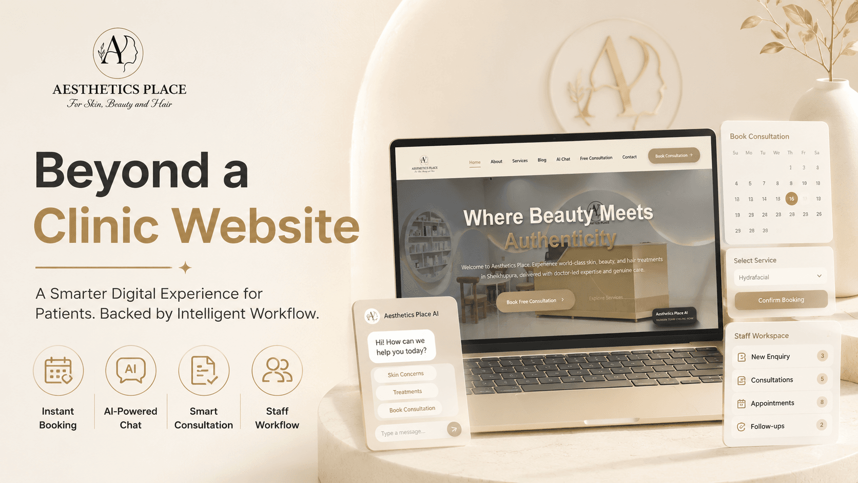 A Clinic Website Is Not Enough: Why Service Businesses Need Complete Digital Workflows